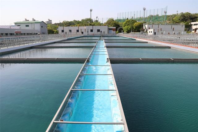 서울시 구의아리수정수센터 전경. 서울시 제공