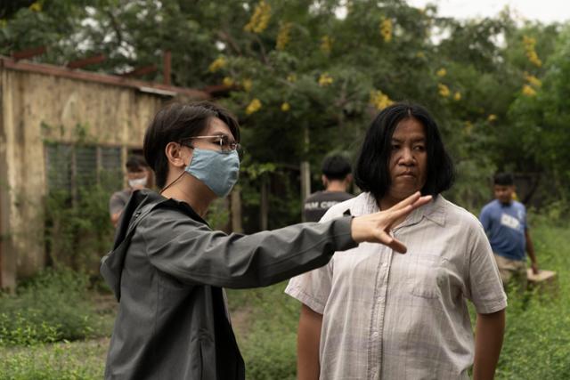 Thai director Banjong Pi-jong Danakun and Sakani Wuuma.