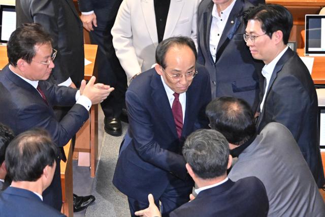 국회 본회의장 전경 사진